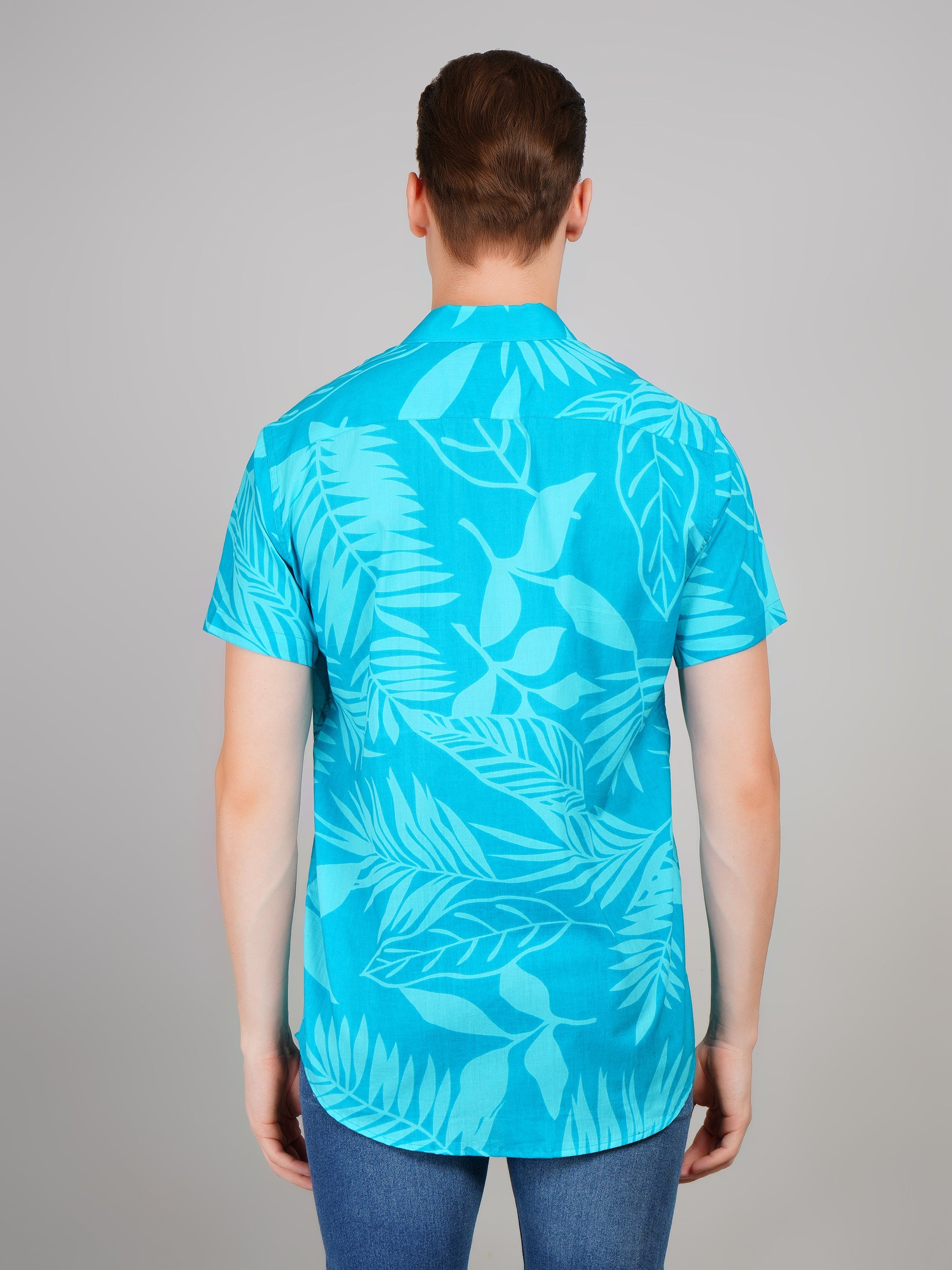 Louis Monarch Premium Jaipuri Printed Cotton Half Sleeve Casual Shirt