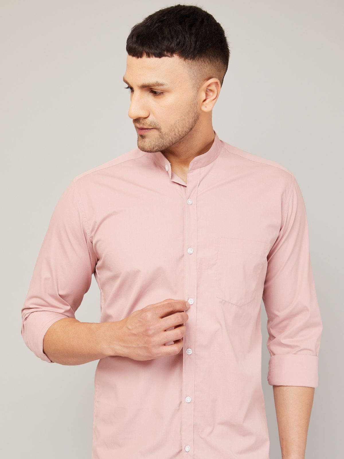 Mandarin Collar Shirt