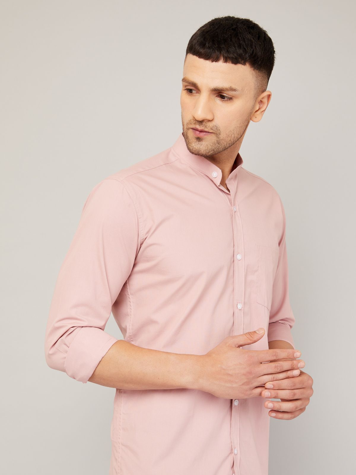 Mandarin Collar Shirt