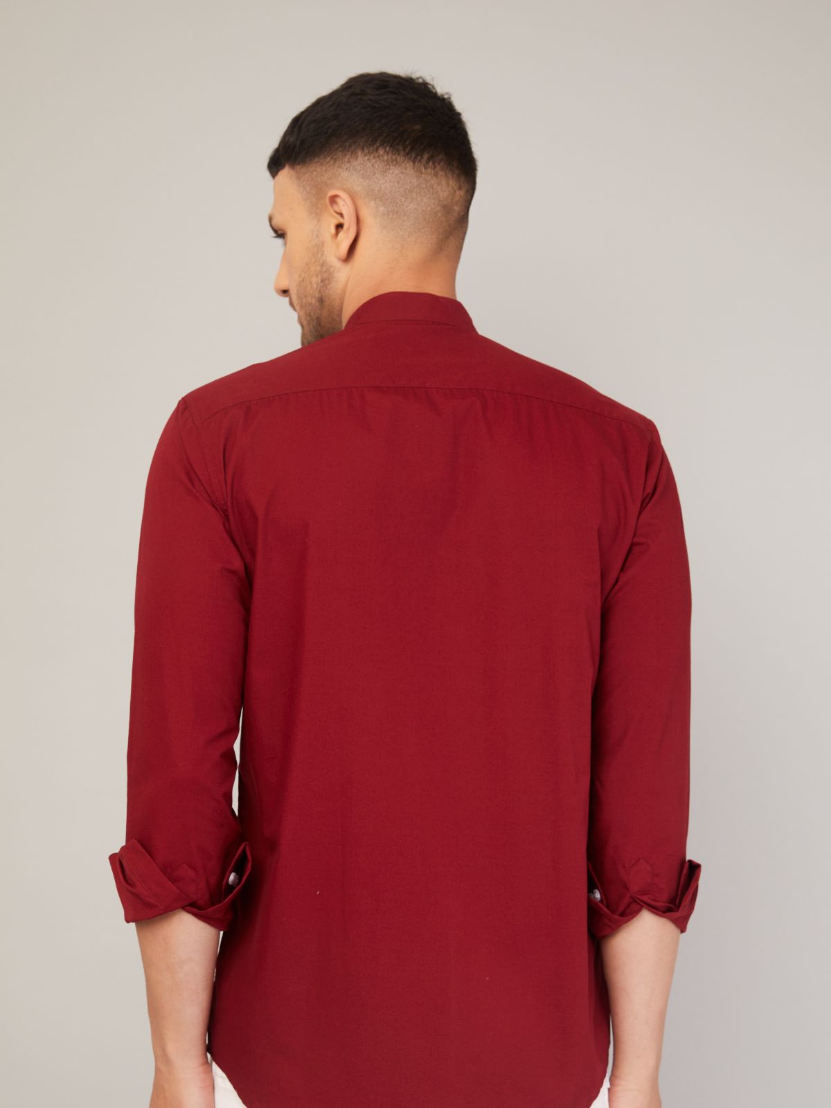 Mandarin Collar Shirt