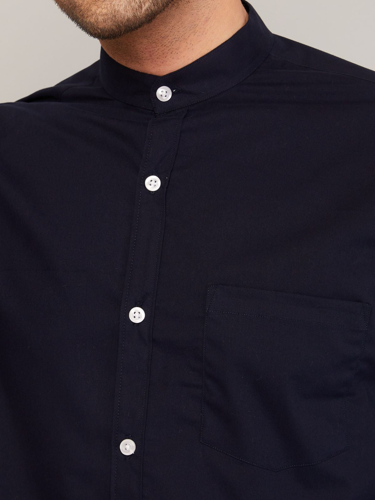 Mandarin Collar Shirt