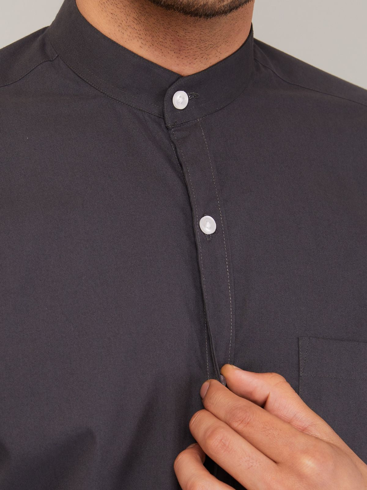 Mandarin Collar Shirt